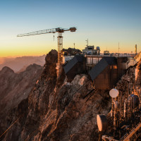 Lanovka na horu Zugspitze, Německo