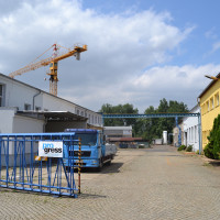 view of the entrance to the company