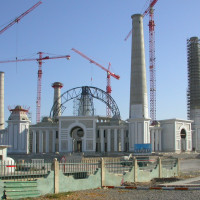 Domes of Kipchak Mosque, Turkmenistan